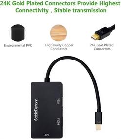 img 3 attached to 🔌 CableDeconn Industrial Electrical Multi-Function DisplayPort - Thunderbolt Compatible