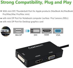 img 1 attached to 🔌 CableDeconn Industrial Electrical Multi-Function DisplayPort - Thunderbolt Compatible