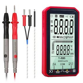 img 4 attached to 🔴 Super Full Screen Auto Ranging Digital Multimeter Tester TRMS 6000 Counts - Red