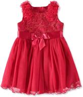 👗 stylish and festive: bonnie jean toddler holiday dresses for girls' clothing logo