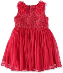 img 2 attached to 👗 Stylish and Festive: Bonnie Jean Toddler Holiday Dresses for Girls' Clothing