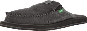 img 3 attached to 🧦 Men's Grey Sanuk Back Slipper Shoes - Loafers & Slip-Ons for Men