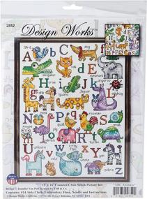 img 2 attached to 🧵 Design Works Crafts 2852 ABC Sampler Cross Stitch Kit, 12 by 16 Inches