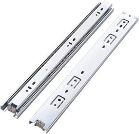 img 3 attached to 📦 Friho 5 Pair of 24 Inch Ball Bearing Side Mount Drawer Slides: Full Extension, Various Lengths Available