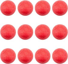 img 4 attached to Brybelly 12-Pack of Red Textured Foosballs: Perfect for Standard Foosball Tables and Classic Tabletop Soccer Games