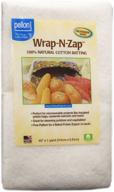 pellon cotton quilt batting: natural wrap-n-zap, 45 by 36-inch, 1 pack - versatile & high-quality! logo