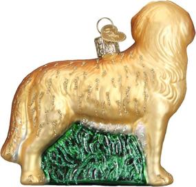 img 3 attached to Glass Blown Ornament with S-Hook and Gift Box - Golden Retriever Dog Collection by Old World Christmas