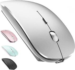 img 4 attached to 🖱️ Ultimate Rechargeable Wireless Mouse: Ideal for MacBook Pro, iMac, Chromebook, and More!