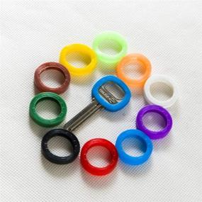 img 4 attached to Silicone Plastic Identifier Rings Colors