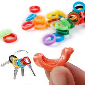 img 3 attached to Silicone Plastic Identifier Rings Colors