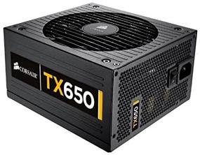 img 2 attached to 💡 Corsair Enthusiast Series TX650 650-Watt 80 Plus Bronze Certified Power Supply for Core i3, i5, i7 and Similar Platforms