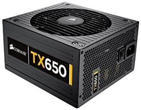 img 4 attached to 💡 Corsair Enthusiast Series TX650 650-Watt 80 Plus Bronze Certified Power Supply for Core i3, i5, i7 and Similar Platforms