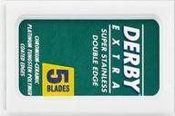 🪒 superb shaving experience with 5 derby extra razor blades logo