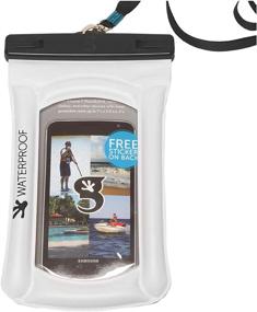 img 4 attached to Geckobrands Float Phone Dry Bag - Waterproof &Amp Cell Phones & Accessories for Cases, Holsters & Clips