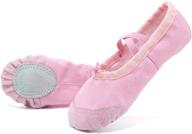 🩰 versatile ballet shoes for girls and women - canvas dance shoes for toddler to big kid sizes, also suitable for yoga and boys логотип