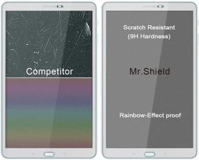 img 1 attached to 📱 Mr.Shield [2-PACK] Защитное стекло для экрана Samsung Galaxy Tab A 10.1 дюймов (2016) - ультратонкое, твердость 9H, пожизненная замена