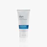 💦 skyn iceland glacial face wash: revitalizing creamy foaming cleanser, soothes & purifies stressed skin - 30ml / 1 oz logo