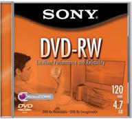 sony dvd-rw 2x 4.7gb rewriteable (single) - buy now while supplies last! logo