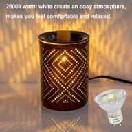 🕯️ enhance your candle-warming experience with 6 pack np5 gu10 120v 25w bulbs: dimmable, warm white, gu10 base, gu10+c 120v 25w for wax melts, tart burners, recessed, track lighting logo