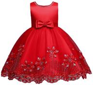 👗 girls' clothing for toddler christmas wedding birthday dresses logo