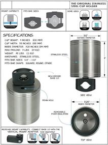 img 1 attached to 🚲 Kroozie KroozerCups 2.0 Bike Cup Holder