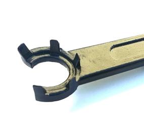 img 2 attached to HHIP 3900-0606 ER-8 Castle Wrench: Perfect Tool for Mini ER Chuck Nut (7.5 mm)