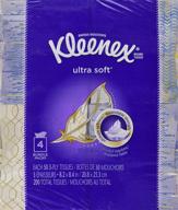 kleenex tissues 4-pack 📦 - 50 count, varying patterns logo