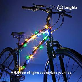 img 3 attached to 🚲 Brightz CosmicBrightz LED Bike Frame Rope Light: Fun & Safe 6.5-Foot String Rope for Kids, Teens & Adults