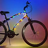 🚲 brightz cosmicbrightz led bike frame rope light: fun & safe 6.5-foot string rope for kids, teens & adults logo