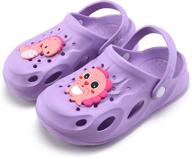 🦖 dinosaur garden sandals for toddler boys - ubfen shoes logo