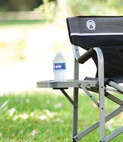 img 1 attached to 🏕 Coleman Camp Chair with Attached Side Table - Foldable Beach Chair for Tailgating, Camping & Outdoors