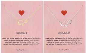 img 4 attached to 🦋 Charming Butterfly Friendship Jewelry for Girls - Your Perfect Accessory