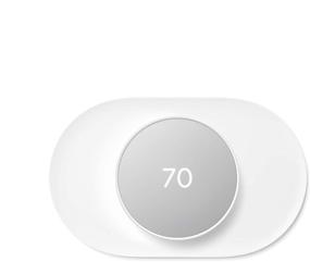 img 1 attached to 🏠 Enhance Your Nest Thermostat with the Google Nest Thermostat Trim Kit - Programmable Wifi Accessory in Snow