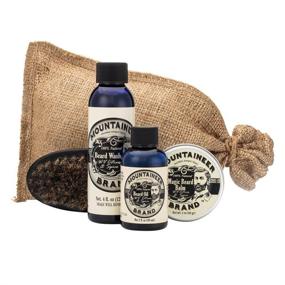 img 4 attached to 🏔️ Mountaineer Brand Beard Care Kit: WV Citrus & Spice - All-Natural, Complete Beard Care Set with Beard Oil, Balm, Wash, and Brush