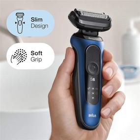 img 2 attached to Braun Electric Razor Series 6 6020s: Ultimate Electric Foil Shaver for Men - Precision Trimming, Wet & Dry, Rechargeable