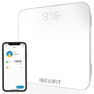 🚀 inevifit smart bathroom scale: accurate bluetooth digital weight tracker with bmi measurement for multiple users (s-white) logo