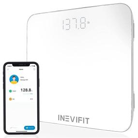 img 4 attached to 🚀 INEVIFIT Smart Bathroom Scale: Accurate Bluetooth Digital Weight Tracker with BMI Measurement for Multiple Users (S-White)