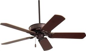 img 4 attached to 🌀 Emerson Energy Star Ceiling Fan CF755ORB - Designer 52-Inch, Light Kit Adaptable, Oil Rubbed Bronze Finish