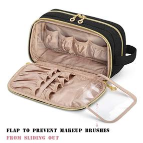 img 3 attached to 💼 Ultimate Travel Companion: Teamoy Toiletry Bag Unveils the Perfect Makeup Organizer for All Your Cosmetic Essentials