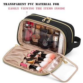 img 1 attached to 💼 Ultimate Travel Companion: Teamoy Toiletry Bag Unveils the Perfect Makeup Organizer for All Your Cosmetic Essentials