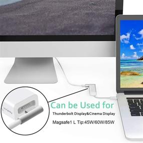 img 1 attached to 💻 MOLATIN Адаптер USB C к T-Tip L-Tip: Конвертер Type C к T/L Tip на 60W для MacBook, Chromebook, iPad Pro и других устройств!