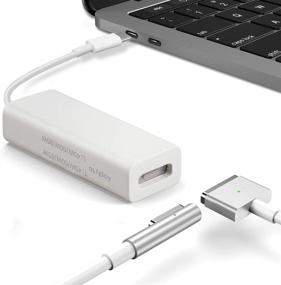 img 4 attached to 💻 MOLATIN Адаптер USB C к T-Tip L-Tip: Конвертер Type C к T/L Tip на 60W для MacBook, Chromebook, iPad Pro и других устройств!