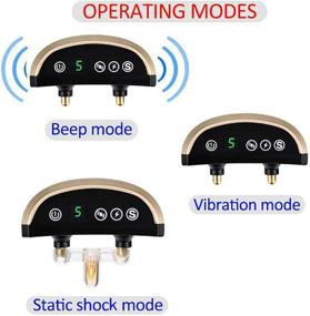 img 3 attached to 🐶 Awaiymi 2-Pack Bark Collar - Upgraded Rechargeable Dog Barking Collar with 7 Sensitivity Levels - Beep, Vibration, Safe Shock or No - Anti Bark Reflective Collar for Small, Medium, and Large Dogs