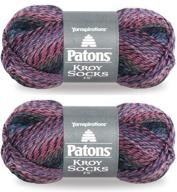 🧦 patons kroy socks fx yarn, 2-pack, cameo colors - enhance visibility with seo logo