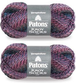 img 4 attached to 🧦 Patons Kroy Socks FX Yarn, 2-Pack, Cameo Colors - Enhance Visibility with SEO