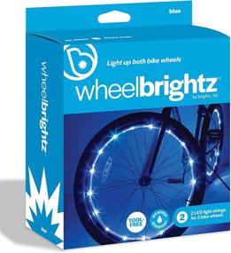 img 4 attached to WheelBrightz LED Bike Wheel Lights by Brightz - Pack of 2 Wheel Lights for Bicycle Decoration - Top 2021 Stocking Stuffer Present for Kids, Teens, Boys, Girls, Men, Women