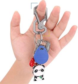 img 3 attached to 🔑 Ultimate Utility: Tibitdeer Titanium Key Chain - The Multifunctional Carabiner Keychain Solution