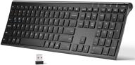 💻 iclever dk03 bluetooth keyboard: multi-device wireless keyboard for mac, ipad & apple – connect up to 3 devices (black) logo