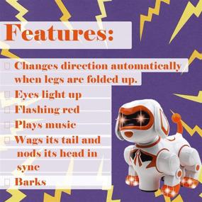 img 1 attached to Toysery Interactive Robot Dog: The Perfect Companion for Kids