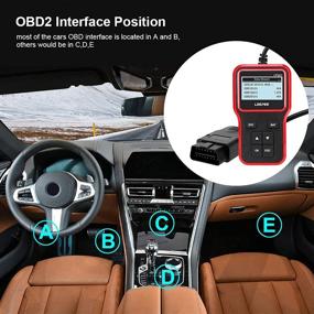 img 2 attached to LEEPEE LP201 OBD2 Scanner: Auto Check Engine Fault Code Reader, Easy Plug and Play, Evap Battery Test, OBDII Code Readers Scan Tool for All OBD2 Cars Since 1996